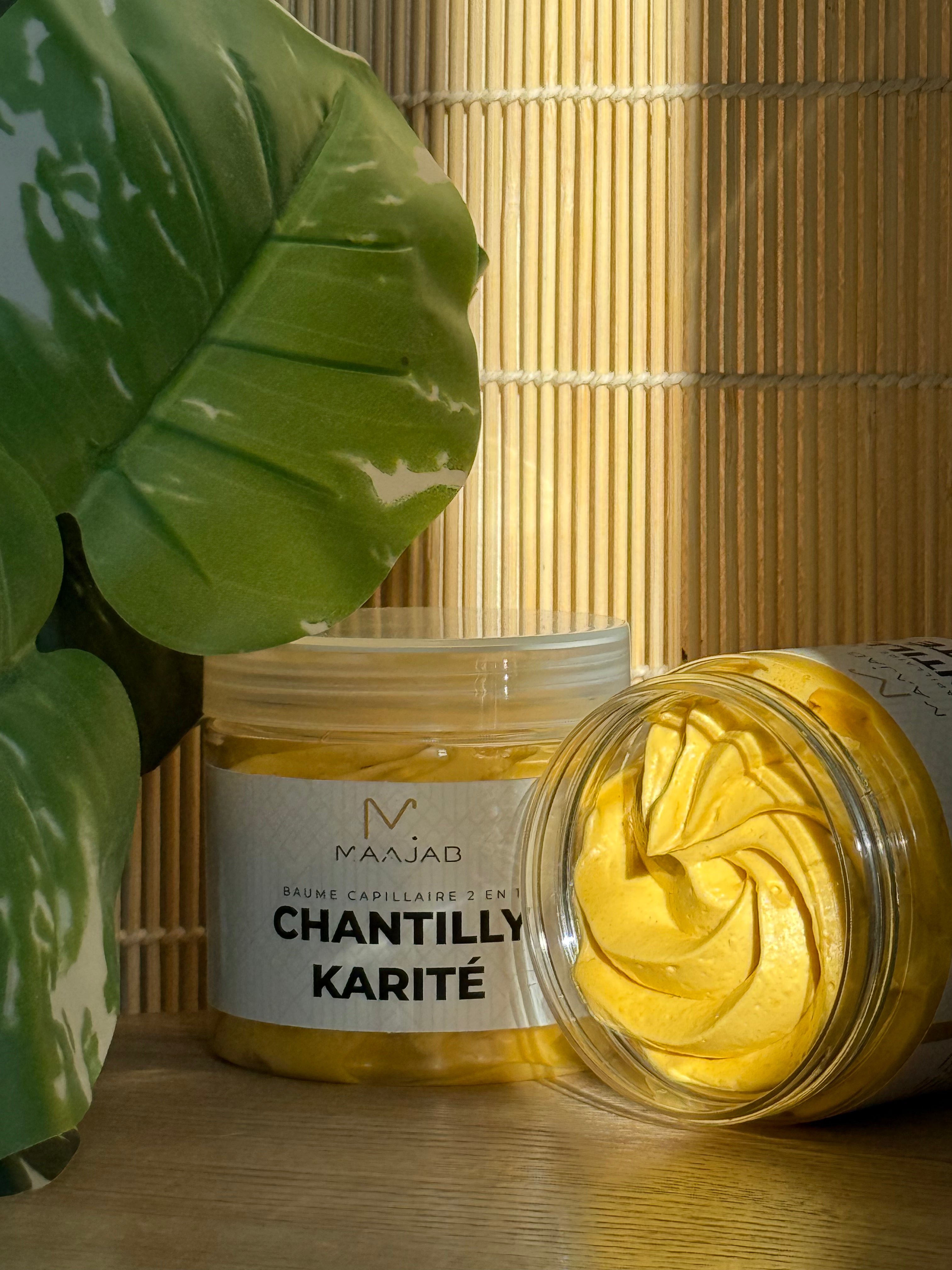 Chantilly capillaire karité